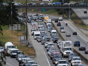 Traffic headed off the North Shore over the Second Narrows Bridge comes to a virtual standstill several times each day.