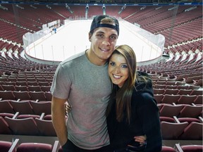 Bo Horvat is now engaged to longtime partner Holly Donaldson.