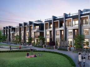 Belle Isle Townhomes on the Park is a project from Citimark in North Vancouver. [PNG Merlin Archive]