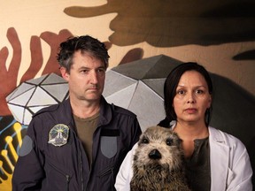 In the year 2178, Ever (Lisa C. Ravensbergen), Adam (Daniel Martin) and an otter (a life-size puppet manipulated by two or three actors) are the last surviving creatures on an Earth made uninhabitable by a plague created by the same human activity that brought about severe climate change and mass extinctions.