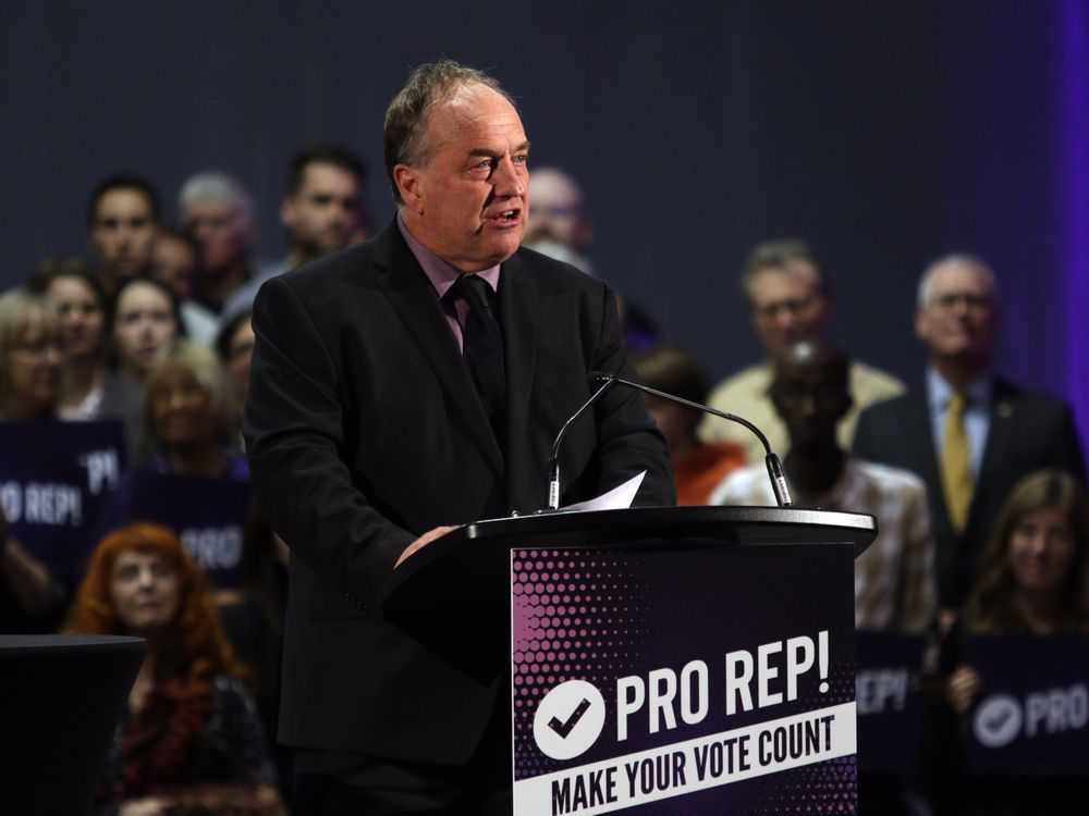 Tom Perry: Pro rep will bring more voices and better government to B.C. |  The Province