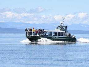 The Jing Yu, a 42-foot passenger boat operated by Wild Whales Vancouver tours on Granville Island, encountered mechanical difficulties 10 kilometres southwest of Bowen Island at around noon.