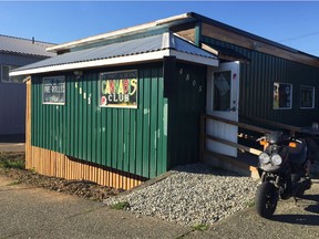 The Port Alberni Cannabis Club is seen in this undated handout photo. RCMP raided two illicit marijuana dispensaries on Vancouver Island shortly after cannabis became legal on Wednesday.
