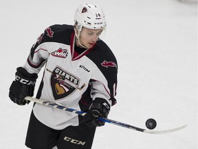The Giants have traded their leading scorer, James Malm, to the Calgary Hitmen after he asked out of Vancouver.