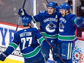 The Vancouver Canucks, battling injuries and a heavy road schedule, have managed to stay afloat in the Pacific Division despite being picked by pundits to finish at or near the bottom of the league. Improved defence, better play by the younger players and some luck has helped in the first quarter of the season.