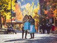 Whistler village in fall.