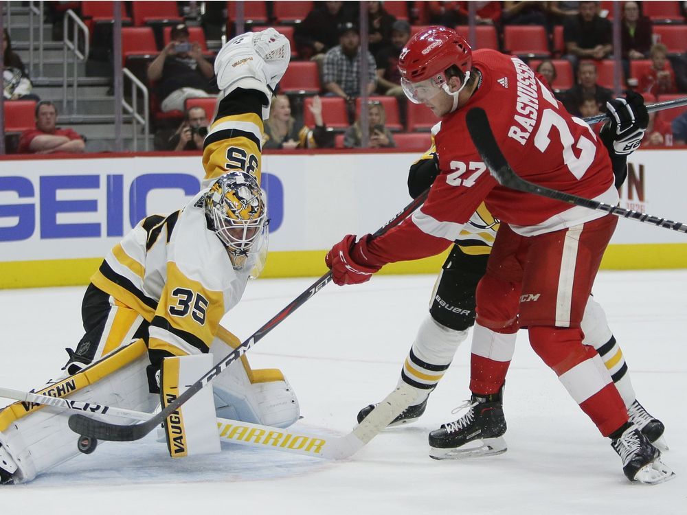 Detroit Red Wings: Michael Rasmussen still struggling to get going