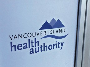 A Vancouver Island Health Authority office in Victoria.