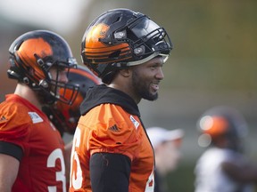 Rolly Lumbala of the B.C. Lions doesn't dominate the stats sheets, but according to teammates and coaches he brings character and leadership that are necessary to building a winner. “Character guys who are also good on the field are hard to find,” says coach Wally Buono. “He understands the team concept and his role."