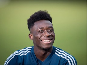 Don't tell Alphonso Davies the Whitecaps have nothing to play for on Sunday when they wrap up the MLS season with a home date against the Portland Timers. It will be Davies' final game in a Vancouver uniform and he wants to finish in style.