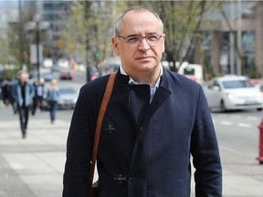 VANCOUVER , BC., April 3, 2013 -- Tony Gioventu, executive director for the Condominium Home Owners' Association in action in Vancouver, BC., April 3, 2013.  (Nick Procaylo/PNG)   [PNG Merlin Archive]