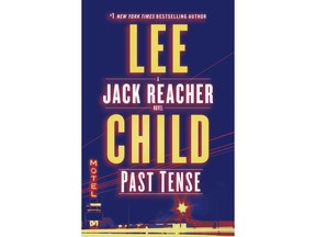 This cover image released by Delacorte Press shows "Past Tense," a Jack Reacher novel by Lee Child.