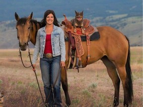 B.C. cowgirl Carman Pozzobon and her horse Ripp will be representing Canada at the Wrangler National Finals Rodeo in Las Vegas, Nevada.