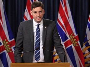 B.C. Attorney General David Eby says the British Columbia government will intervene in separate court cases in Saskatchewan and Ontario where those provinces are challenging federal authority to pass legislation that puts a minimum price on greenhouse gas pollution. Eby is shown in this Thursday April 26, 2018 file photo.