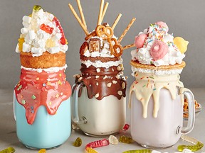 A health campaign group is calling for nutrition labelling and bans on sugar- and calorie-packed freakshakes.