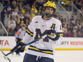 Michigan Wolverines winger Will Lockwood has had an explosive start to the season after sitting out much of the last due to injury.