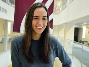 Mount Allison University chemistry undergrad Katherine Reiss says her research into the properties of gold nano particles is a new field with potential for discoveries that could improve medical devices or drug delivery. The Vancouverite is one of 11 students in Canada selected for a Rhodes Scholarship.