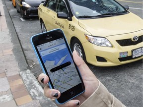 The B.C. government is moving ahead with legislation that will allow  ride-hailing in B.C. by 2019.