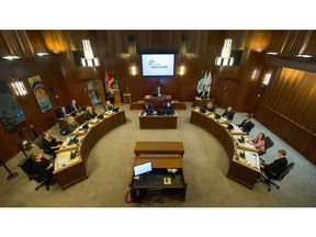 Vancouver's new mayor, Kennedy Stewart and council had their first meeting at City Hall in Vancouver on Nov. 5, 2018.