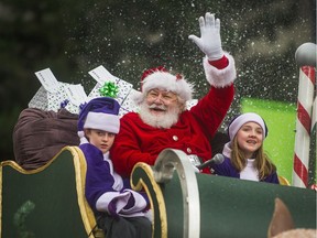 Santa Claus is coming to town on Dec. 2 for the 2018 Telus Vancouver Santa Claus Parade