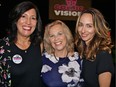Event founder Ann Morrison, Foundation Fighting Blindness chair Sharon Colle and event manager Jane Caddick welcomed a capacity crowd to the 12th staging of Comic Vision Vancouver.