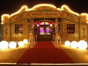 Bacio Rosso Gourmet Cabaret Cirque A fusion of cirque, comedy and cuisine. Performed inside an antique Belgian Spiegeltent, Bacio Rosso is Moulin Rouge meets Cabaret meets Burlesque, and is an intimate and fully immersive performance experience. Over a four-course gourmet meal set in the lush red velvet of the mirror palace, a cast of entertainers from around the world combine magic, love and laughter into an evening to remember. Queen Elizabeth Park, until Dec. 31/2019