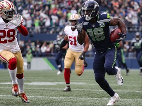 Jaron Brown and the Seahawks ran away with the game against the San Francisco 49ers on Sunday at CenturyLink Field in Seattle, a welcome change from the tight contests during their current win streak.