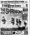 The Province front page from May 6, 1988. The headline reads “The Incredible Shrinking Man” regarding story written by Jim Jamieson about Andre Patterson of the Vancouver Nighthawks.
