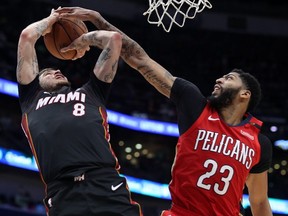 Pelicans superstar Anthony Davis (right) is years away from becoming a free agent, but if he is traded before then, there will be teams such as the Lakers and Celtics lining up to make offers.
