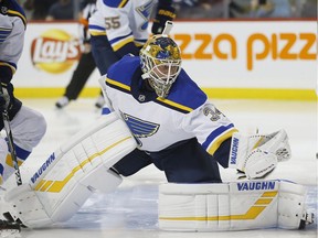 St. Louis netminder Jake Allen hopes to bring his A game to Rogers Arena tonight when the Blues face the Vancouver Canucks.