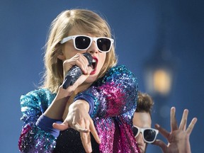 Taylor Swift performs during her 1989 World Tour in Vancouver, B.C., on Saturday, August 1, 2015.