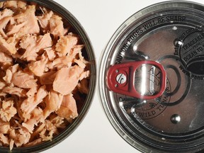 The popularity of canned tuna is sliding.