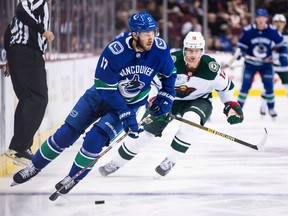 Josh Leivo had a goal in the first period of his first game with the Vancouver Canucks, but penalty-kill mistakes cost the home team in a 3-2 loss at Rogers Arena.