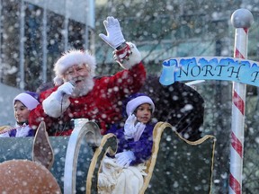 Santa and his helpers were the highlight for an expected 300,000 people at this year's Santa Claus Parade in downtown Vancouver.