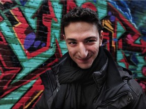 Ruggero Romano in a Downtown Eastside alley, home to the "soul of Vancouver."