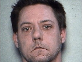 James Cardno, 54, was convicted in 2013 of printing or publishing child pornography, six counts of sexual exploitation and eight counts of sexual interference. This file photo is from his arrest in 2011.