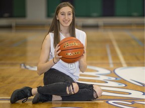 Port Coquitlam Grade 12 student Alanya Davignon is one of the stars of the improved Riverside girls' basketball team.