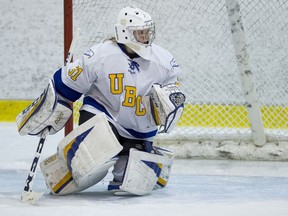 UBC goaltender Tory Micklash is looking to help the Thunderbirds win a pair of pivotal games this weekend against the visiting Saskatchewan Huskies.