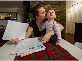 Naomi Baker, with daughter Faith, has launched an anti-smoking petition that's expected to be presented in the B.C. legislature in February.