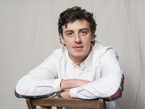 Snowboarder Mark McMorris poses during the 2018 Juno Awards at Rogers Arena in Vancouver on March 25.