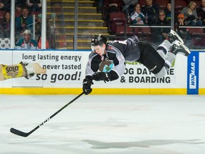 Bowen Byram and the Vancouver Giants are flying high after downing the Rockets 2-0 at Kelowna's Prospera Place Saturday for a seventh straight victory.