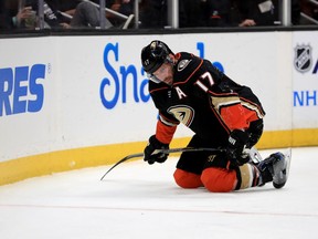 Ryan Kesler of the Anaheim Ducks, who didn't want to discuss his own health, says his team needs to focus on the stretch drive and not the past. The team fired its coach this season after a miserable stretch of losing and poor performances.