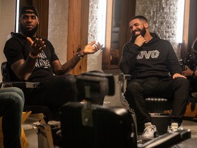 LeBron James and Drake on The Shop.