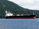 An oil tanker off the coast of B.C. in 2010.