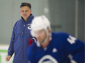 "I feel very lucky to be in a game that I love, that i'm doing it for a living. It never feels like I'm working a job, it just feels like I'm getting paid to do something I love. It makes it easy to do it all the time," says Canucks bench boss Travis Green.