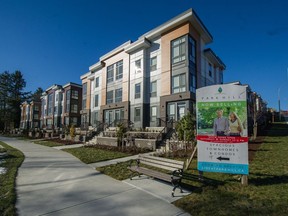 Condo pre-sales, such as this one in Langley B.C., will need to be registered in a new government database.