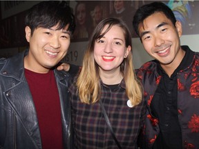 SHOOTING STARS: Winners of 2019 Crazy8s competition Jerome Yoo, Heather Perluzzo and Lee Shorten begin shooting, editing and delivering their short film this week. The six winning pitches will premiere their film at The Centre Feb. 23.