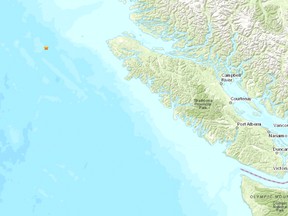 Two earthquake strike west of Port Hardy