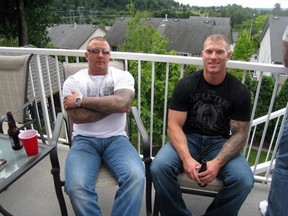Jamie Bacon (left) and Kevin LeClair (right) in undated photo