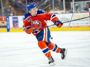 Tyler Benson has six goals and 35 points with the AHL Bakersfield Condors affiliate this season.
